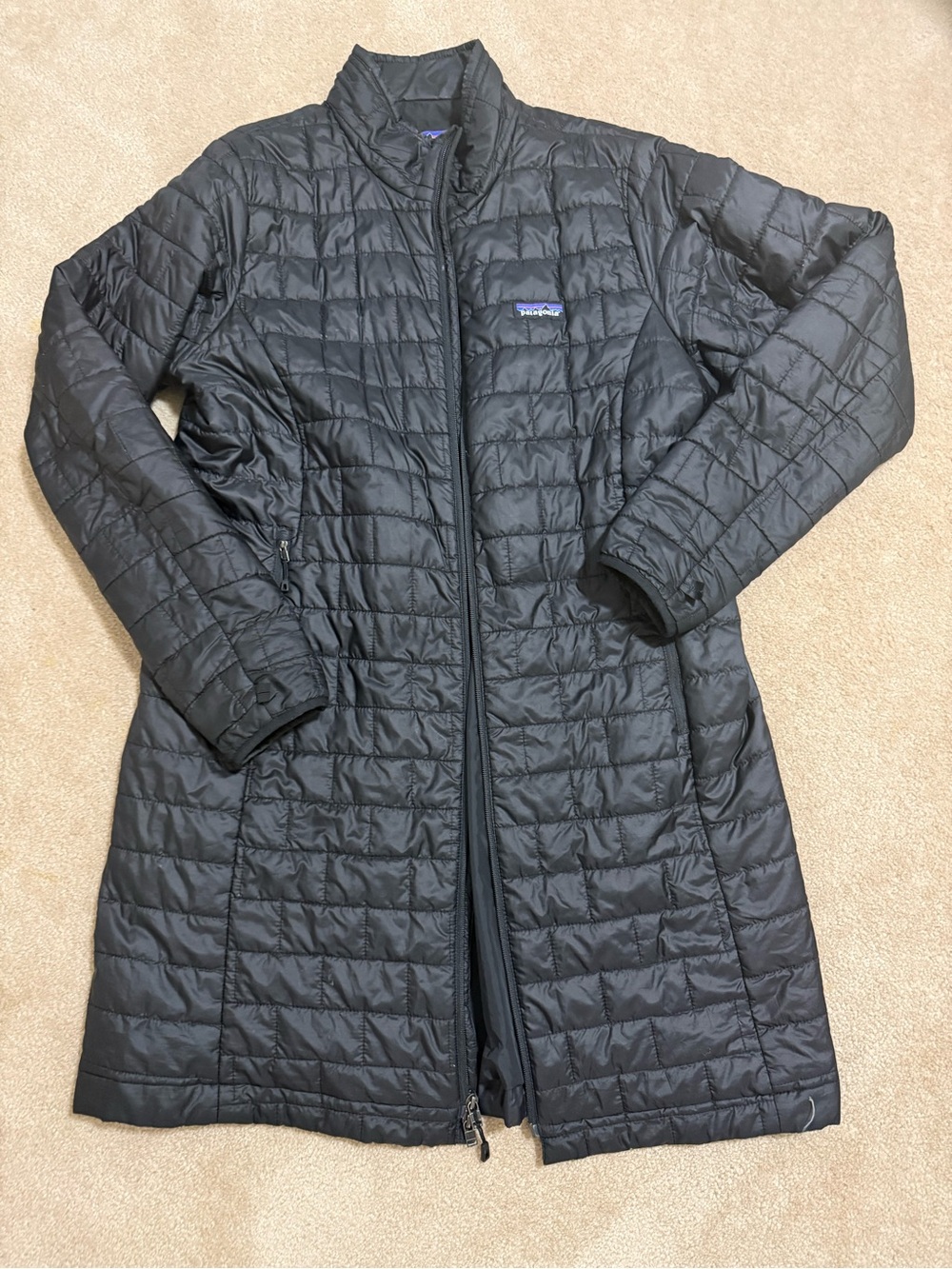 Patagonia Black Long Puffer Insulated Jacket